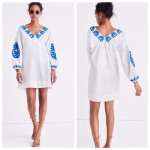 Madewell embroidered Blanca dress size XS